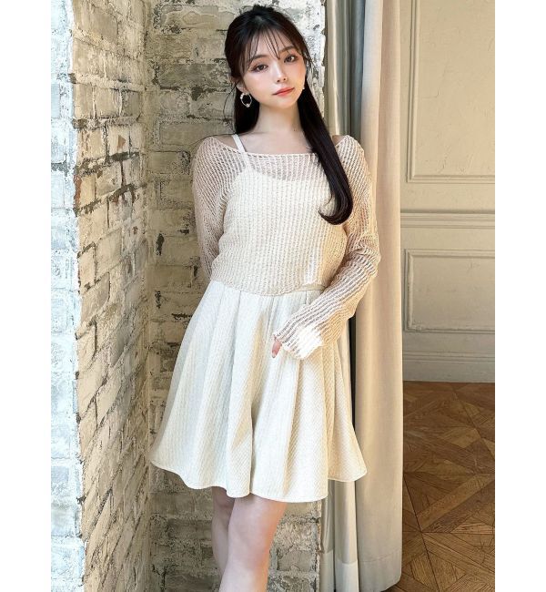 RESEXXY「フレアショートコンビネゾン」|オールインワン|