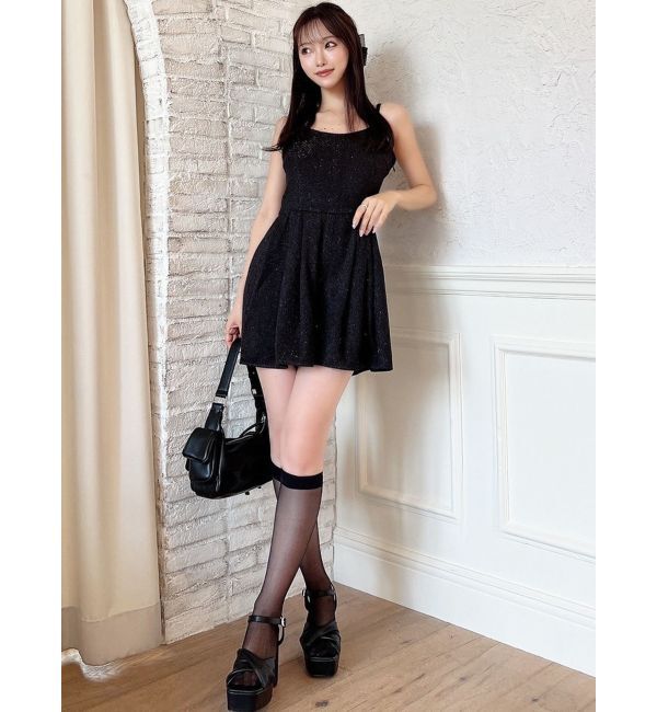 RESEXXY「フレアショートコンビネゾン」|オールインワン|