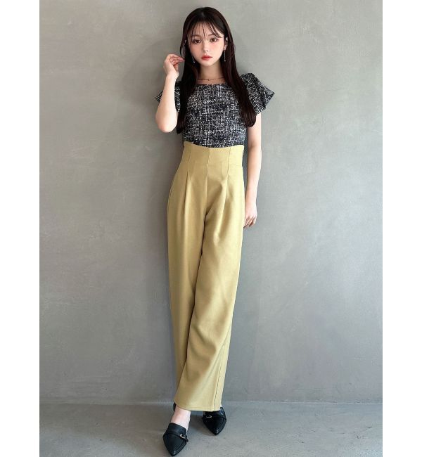 RESEXXY「タックスリーブラッフルブラウス」|シャツ・ブラウス|