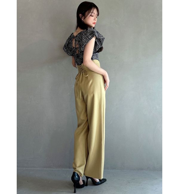 RESEXXY「タックスリーブラッフルブラウス」|シャツ・ブラウス|