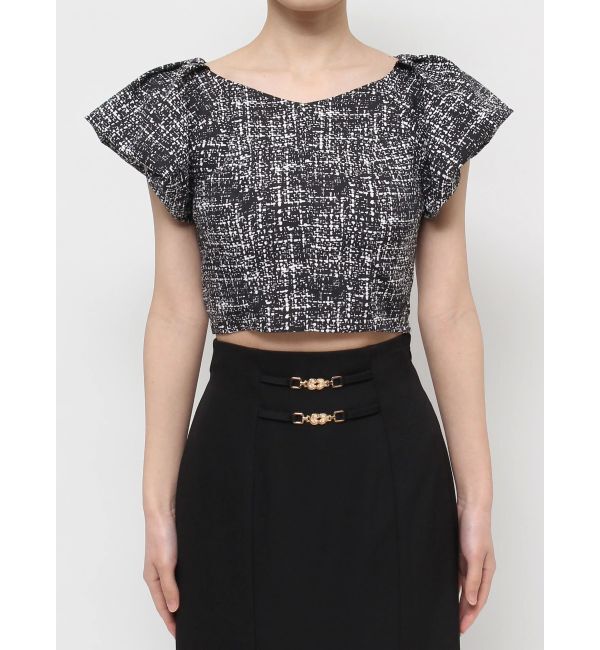 RESEXXY「タックスリーブラッフルブラウス」|シャツ・ブラウス|