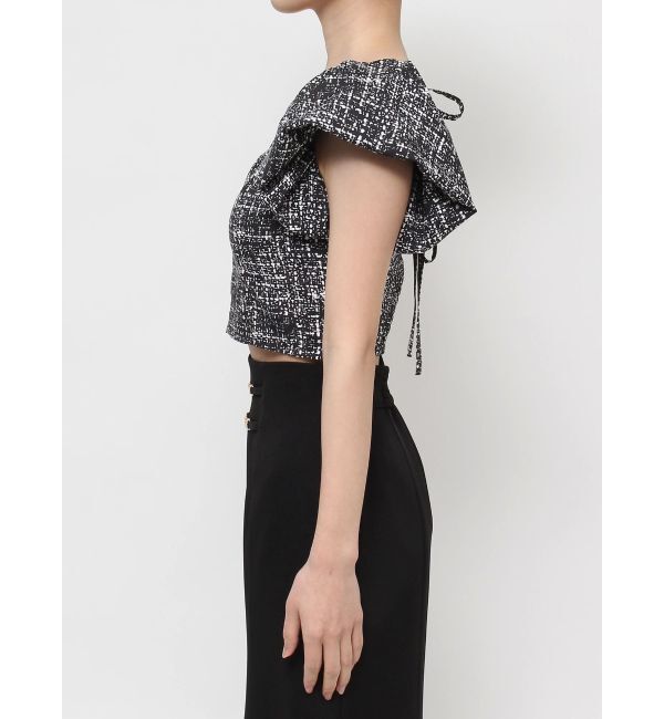 RESEXXY「タックスリーブラッフルブラウス」|シャツ・ブラウス|