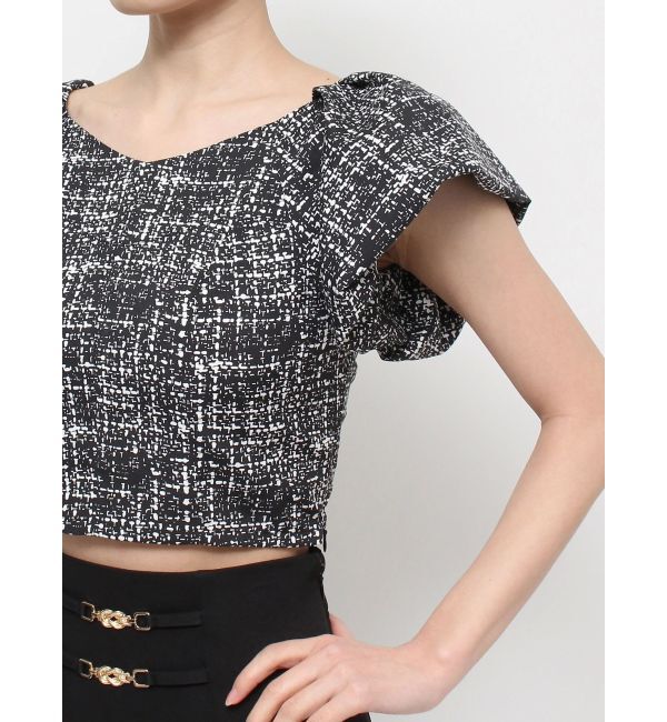 RESEXXY「タックスリーブラッフルブラウス」|シャツ・ブラウス|