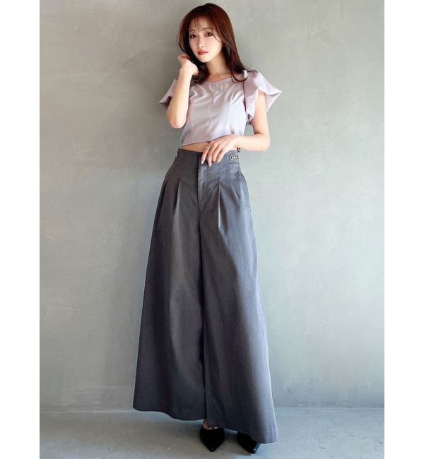 RESEXXY「タックスリーブラッフルブラウス」|シャツ・ブラウス|