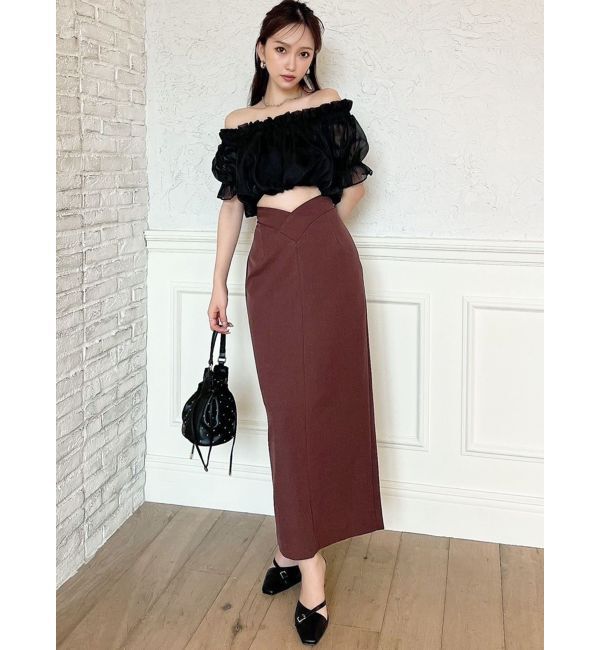 RESEXXY「クロップドオフショルトップス」|シャツ・ブラウス|