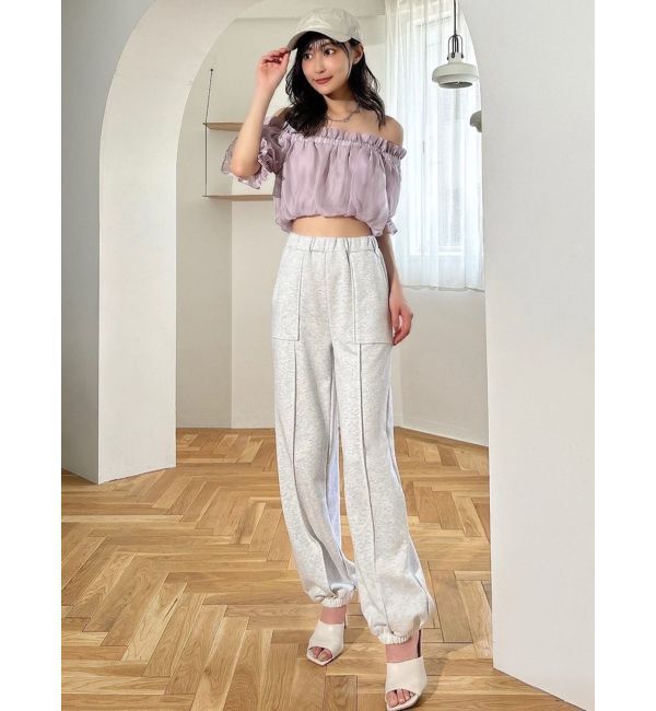 RESEXXY「クロップドオフショルトップス」|シャツ・ブラウス|