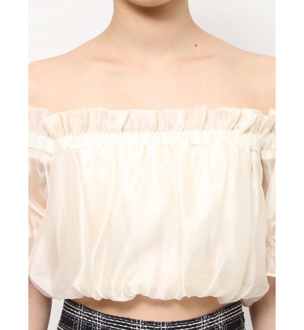 RESEXXY「クロップドオフショルトップス」|シャツ・ブラウス|