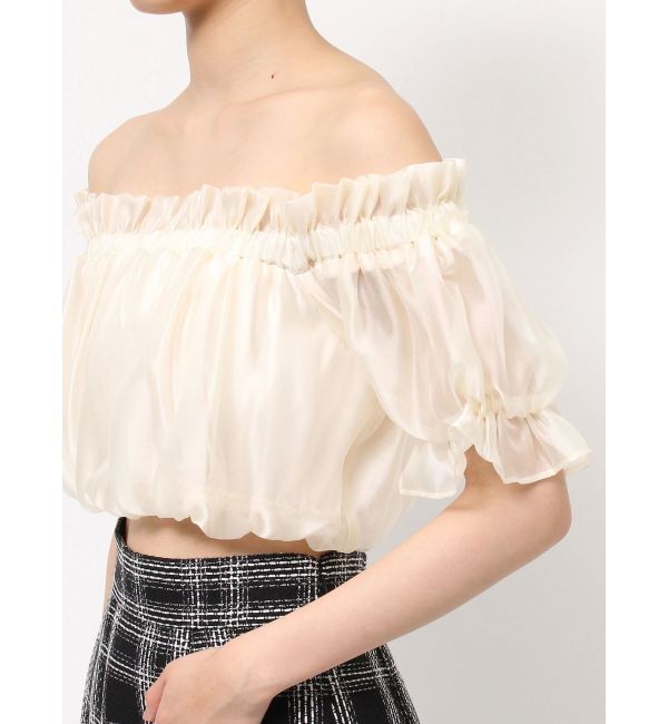 RESEXXY「クロップドオフショルトップス」|シャツ・ブラウス|