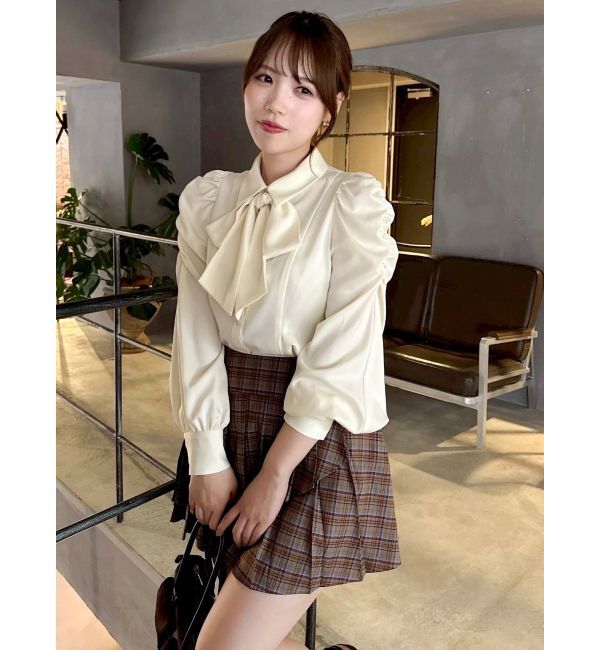 dazzlin「【セットアップ対応】ベルトダブルプリーツスカート」|スカート|