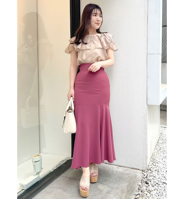 MERCURYDUO「マーメイドフレアスカート」|スカート|