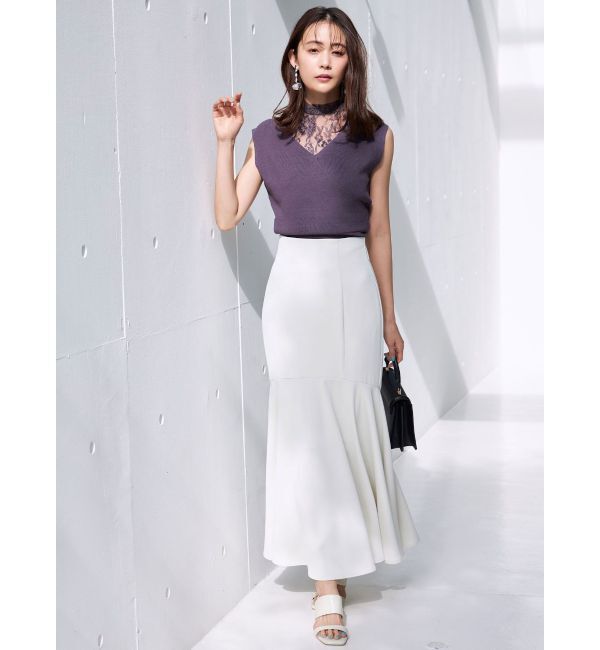 MERCURYDUO「マーメイドフレアスカート」|スカート|