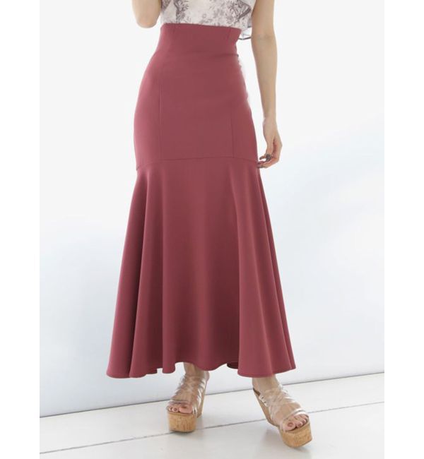 MERCURYDUO「マーメイドフレアスカート」|スカート|ピンク