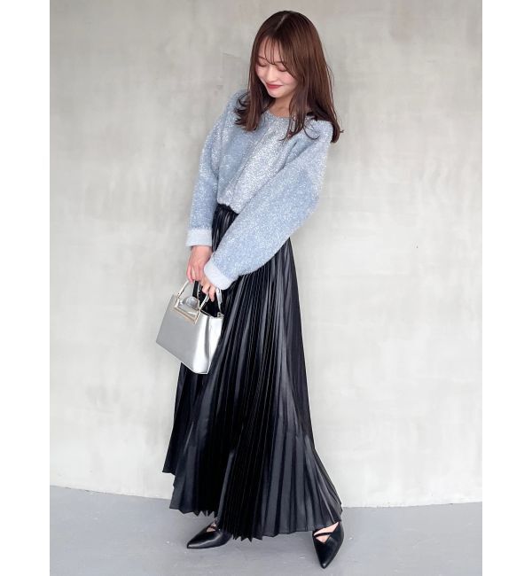 MERCURYDUO「ポインテッドストラップミュール」|パンプス|