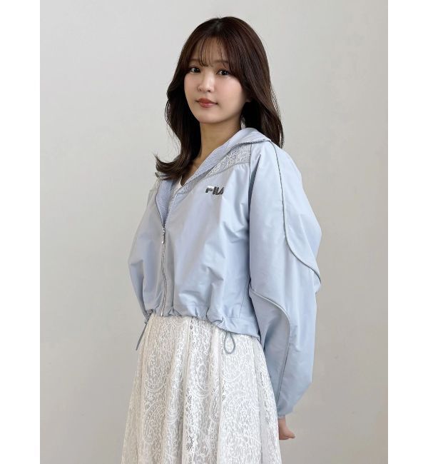 MERCURYDUO「【FILA別注】レース切替トラックジャケット」|ブルゾン・スタジャン|