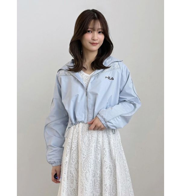 MERCURYDUO「【FILA別注】レース切替トラックジャケット」|ブルゾン・スタジャン|
