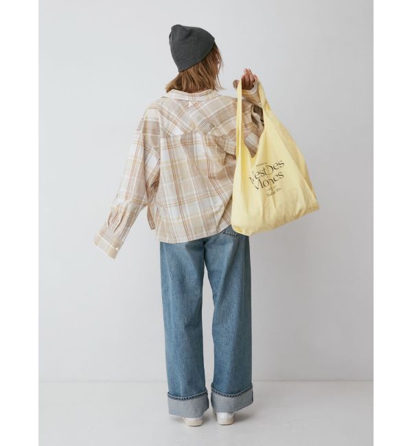 Ungrid「リネン混チェックシャツ」|シャツ・ブラウス|