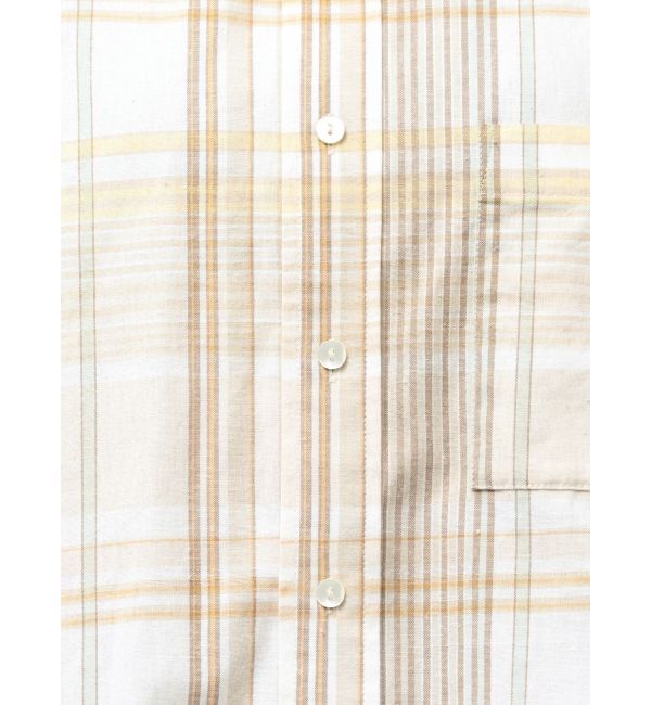 Ungrid「リネン混チェックシャツ」|シャツ・ブラウス|