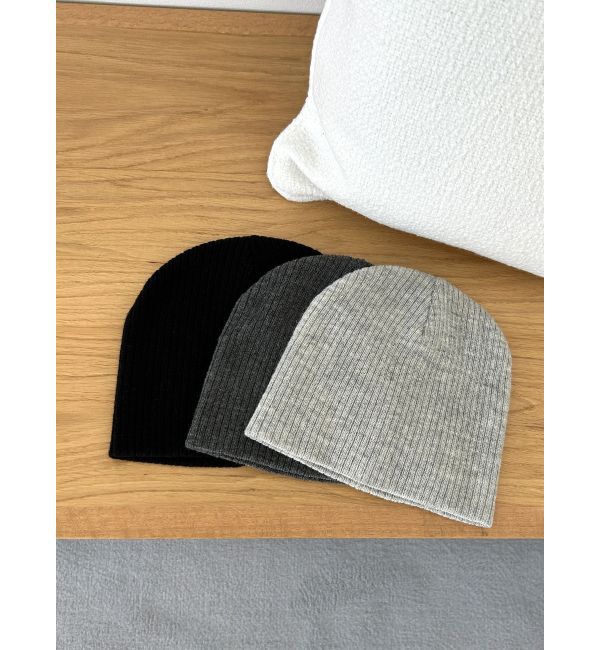 Ungrid「リブ編みニット帽」|ニット帽|