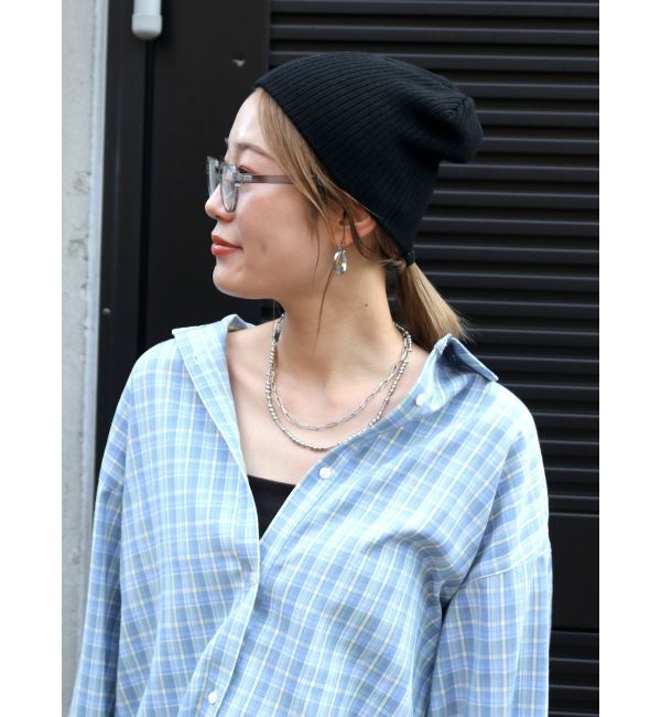 Ungrid「リブ編みニット帽」|ニット帽|