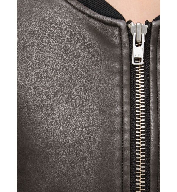 EVRIS「ヴィンテージライクフェイクレザーブルゾン【セットアップ着用可能】」|ブルゾン・スタジャン|