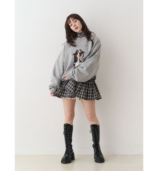 jouetie「DOGプリントプルオーバー」|スウェット・ジャージ|