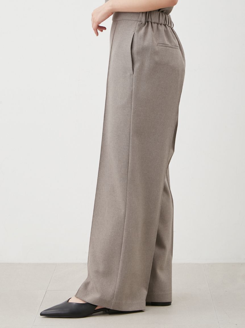 Mila Owen「【セットアイテム】ドレープブラウスセミフレアゴムパンツSET UP」|チノ|