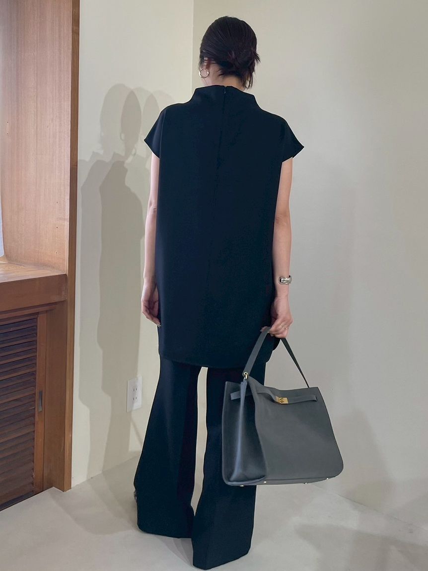 Mila Owen「【セットアイテム】ドレープブラウスセミフレアゴムパンツSET UP」|チノ|