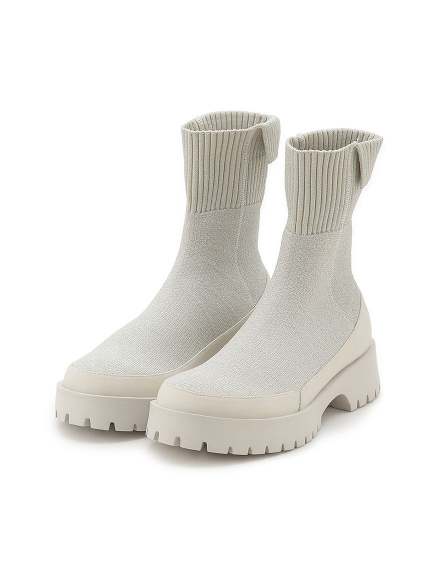 emmi atelier「ecoニットブーツ」|ショートブーツ|