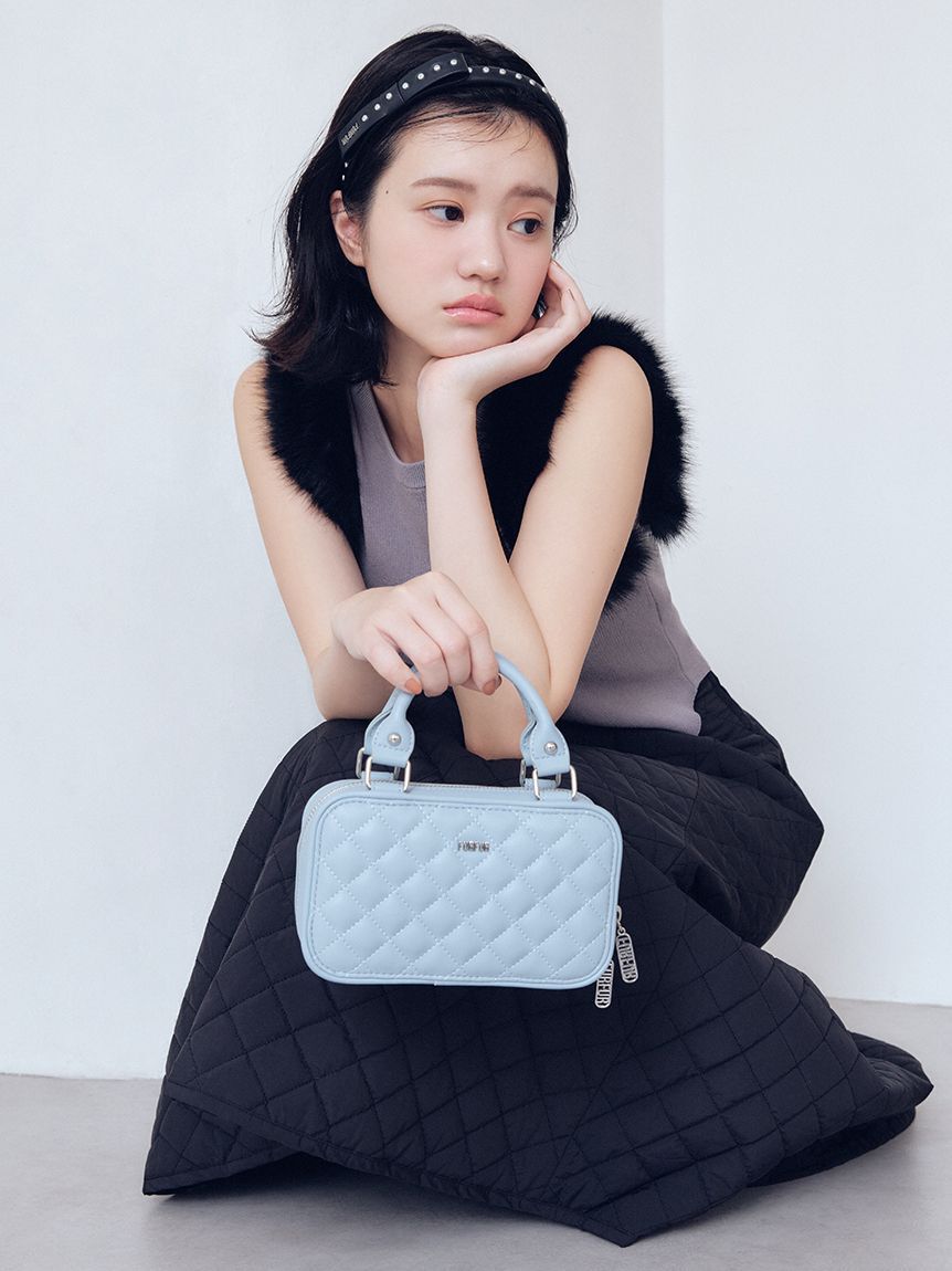 FURFUR「キルティング2WAYジャンパースカート」|ワンピース|