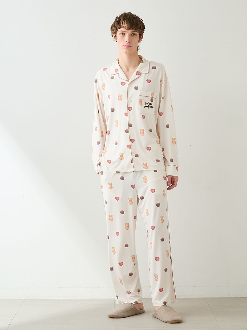 GELATO PIQUE HOMME「【Valentine】【HOMME】総柄シャツ」|シャツ・ブラウス|