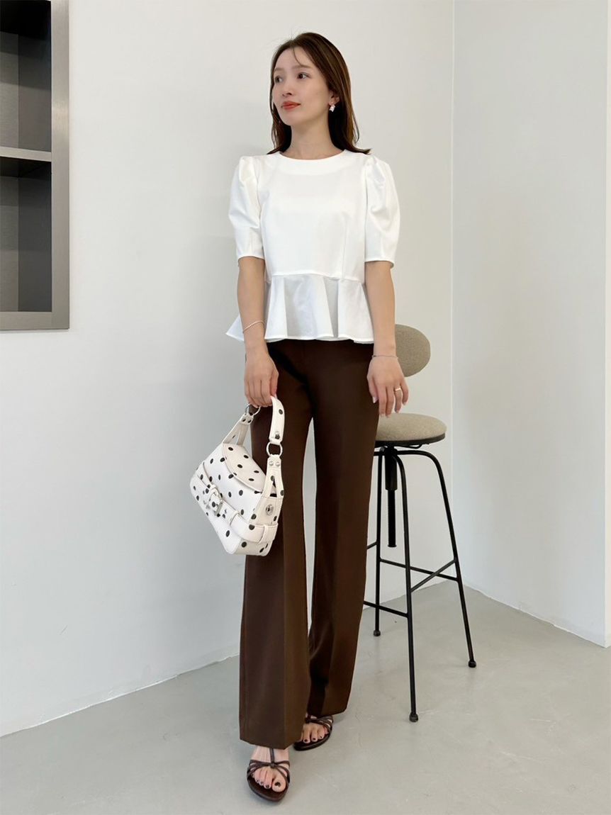 FRAY I.D「ドッキングペプラムカットソー」|Tシャツ・カットソー|