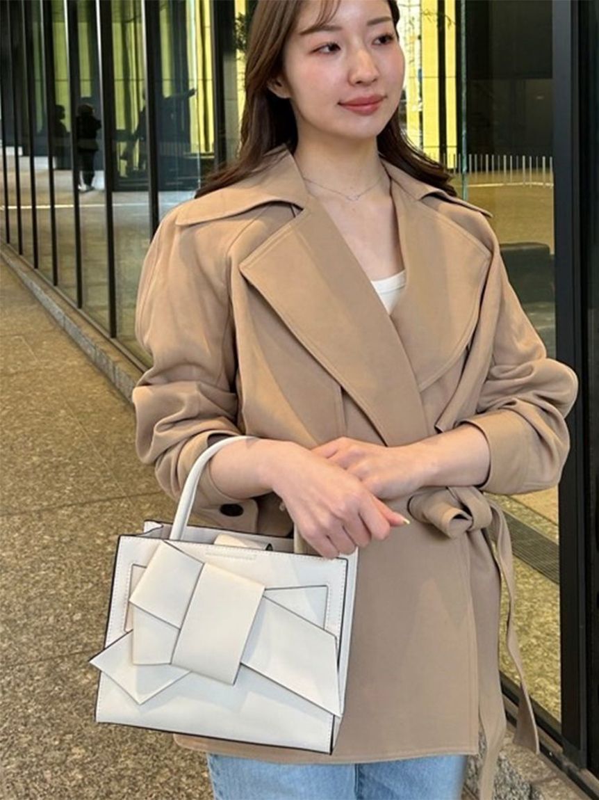 FRAY I.D「【ルエル】リボンミドルバッグ」|ハンドバッグ|