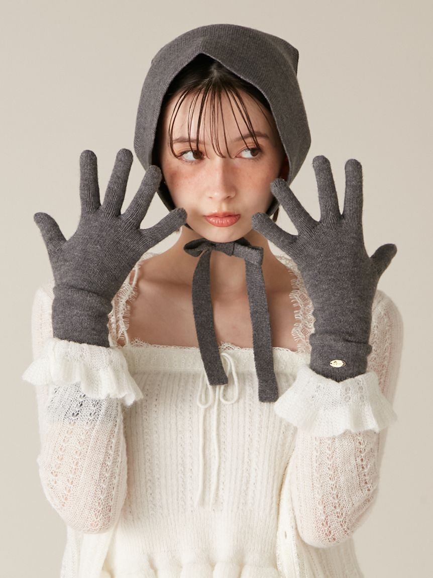 LILY BROWN「ロングニットグローブ」|手袋|