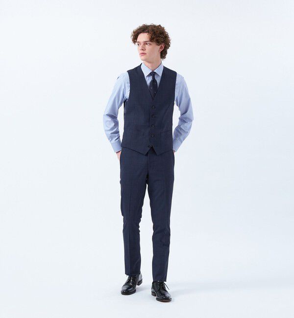 MACKINTOSH PHILOSOPHY「トロッター ウェストコート#109 ストレッチピンヘッド/無地」|その他|