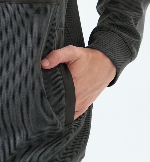 MACKINTOSH PHILOSOPHY「ブリテック コンビパーカー 針抜きジャージー」|ブルゾン・スタジャン|