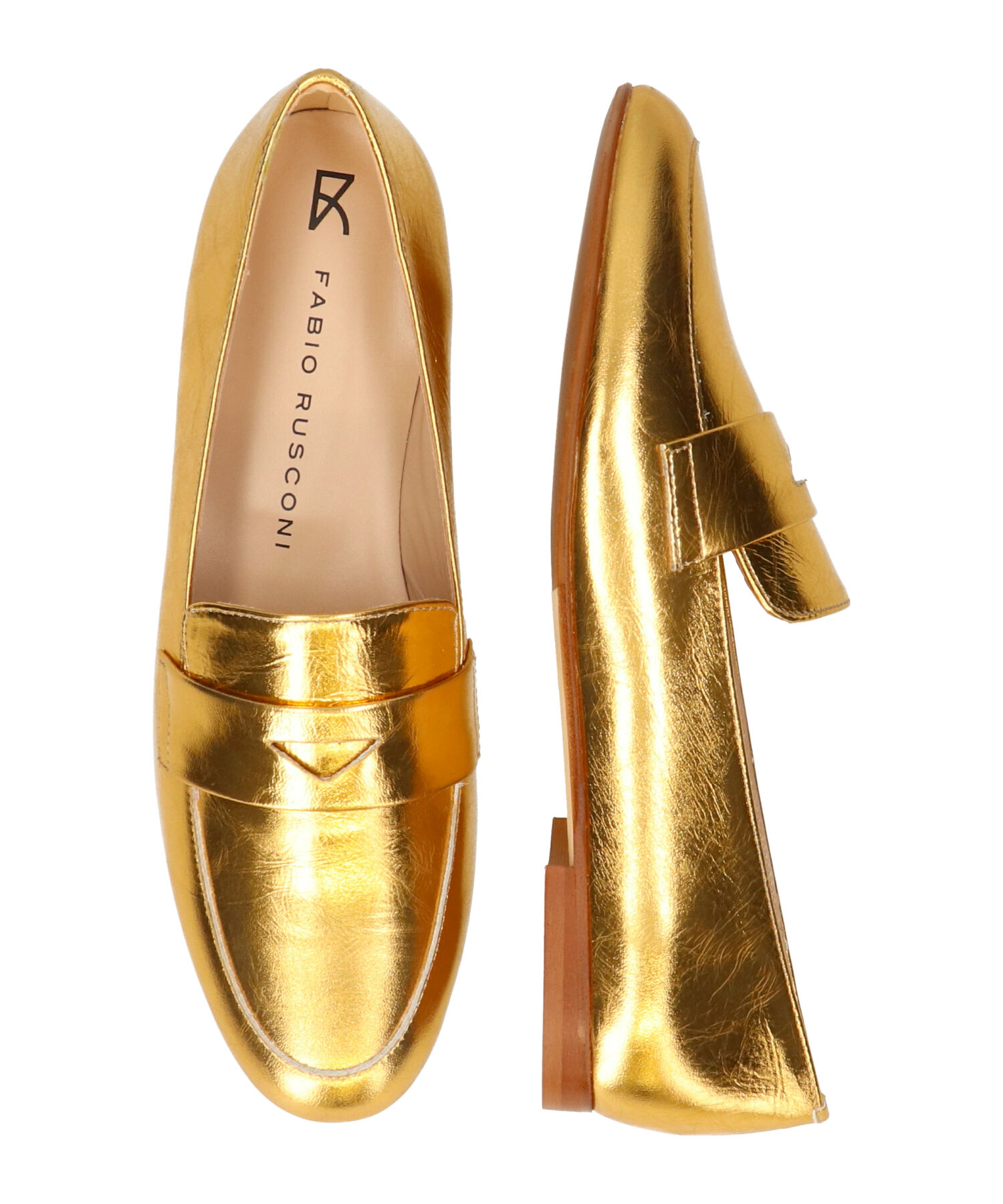 FABIO RUSCONI 「【FABIO RUSCONI】ラウンドトウベーシックローファー(F51629)」|ローファー|