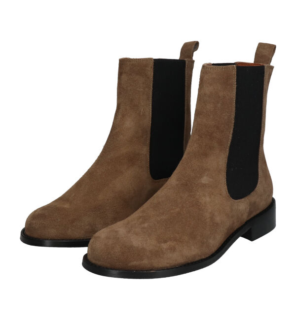 IMPORT SELECT「【ANGEL ALARCON】オブリークトウローヒールサイドゴアブーツ(D53005)」|ショートブーツ|