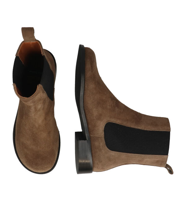 IMPORT SELECT「【ANGEL ALARCON】オブリークトウローヒールサイドゴアブーツ(D53005)」|ショートブーツ|