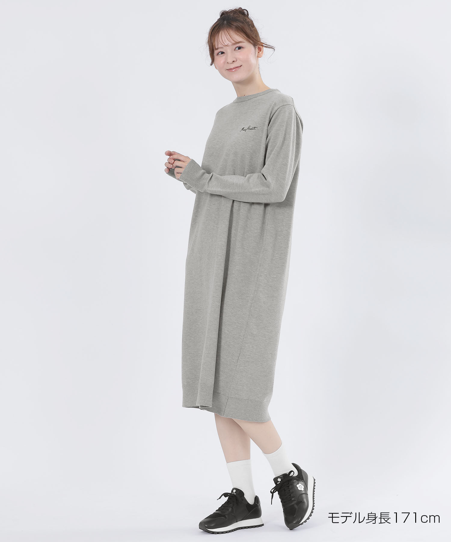 MARY QUANT「ウォームニット ワンピース」|ワンピース|グレー