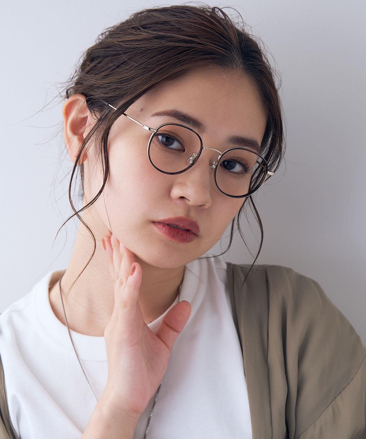  「ボストン型 メガネ｜深い色味が特徴のボストンフレーム/ClassicMetal レンズ交換券付き」|メガネ|ブラウン系その他2