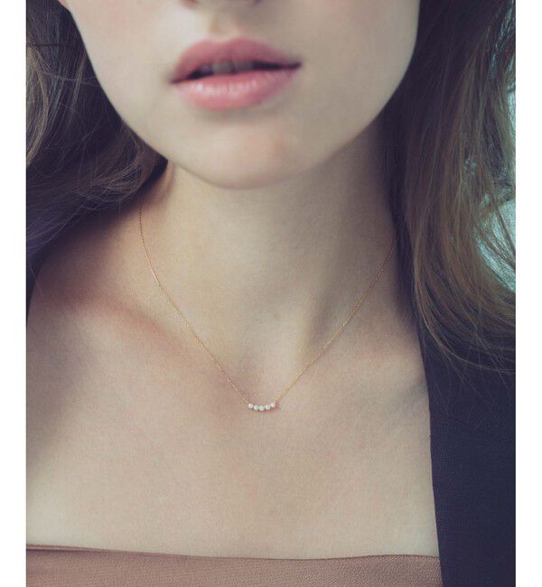 ete「[レイヤード] K18YG パール ネックレス」|ネックレス|