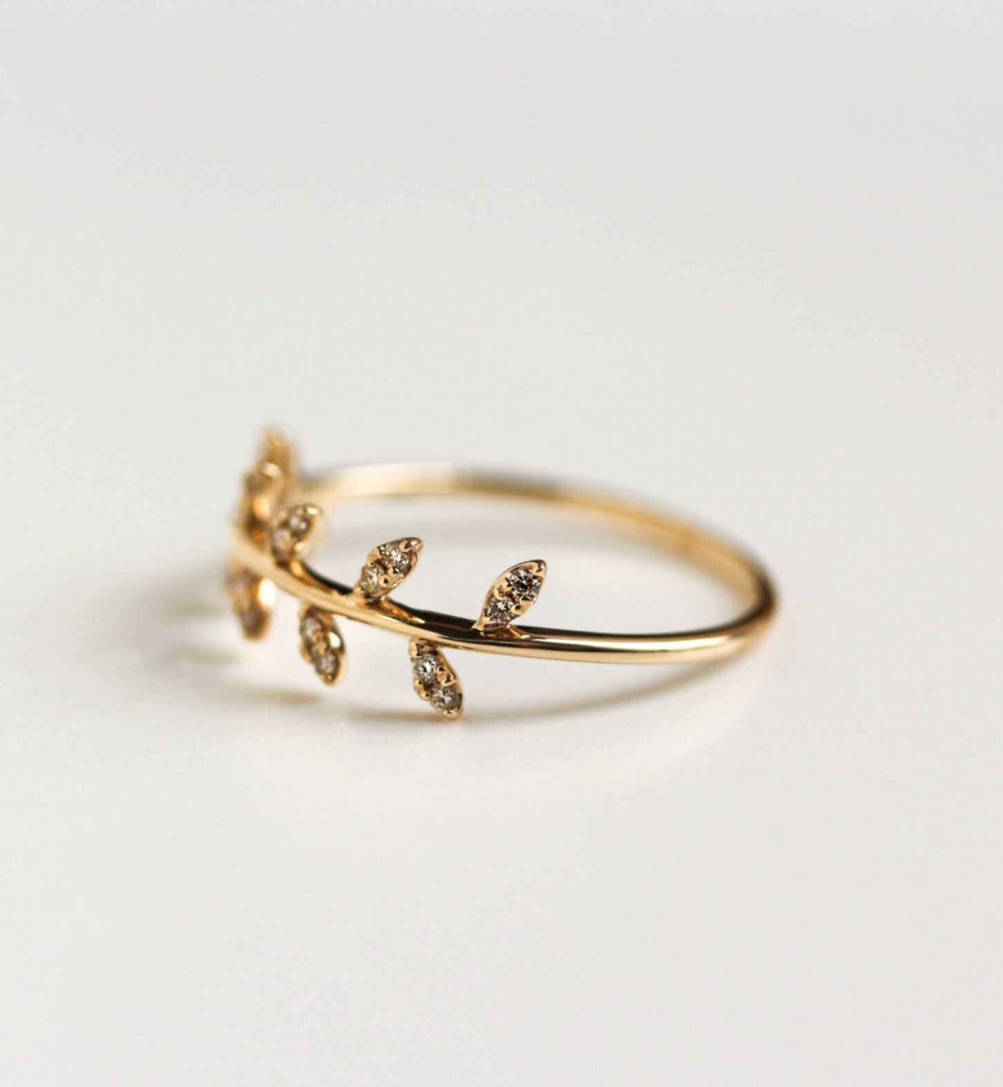  「ダイヤモンド サピン リング | K10YG」|リング|