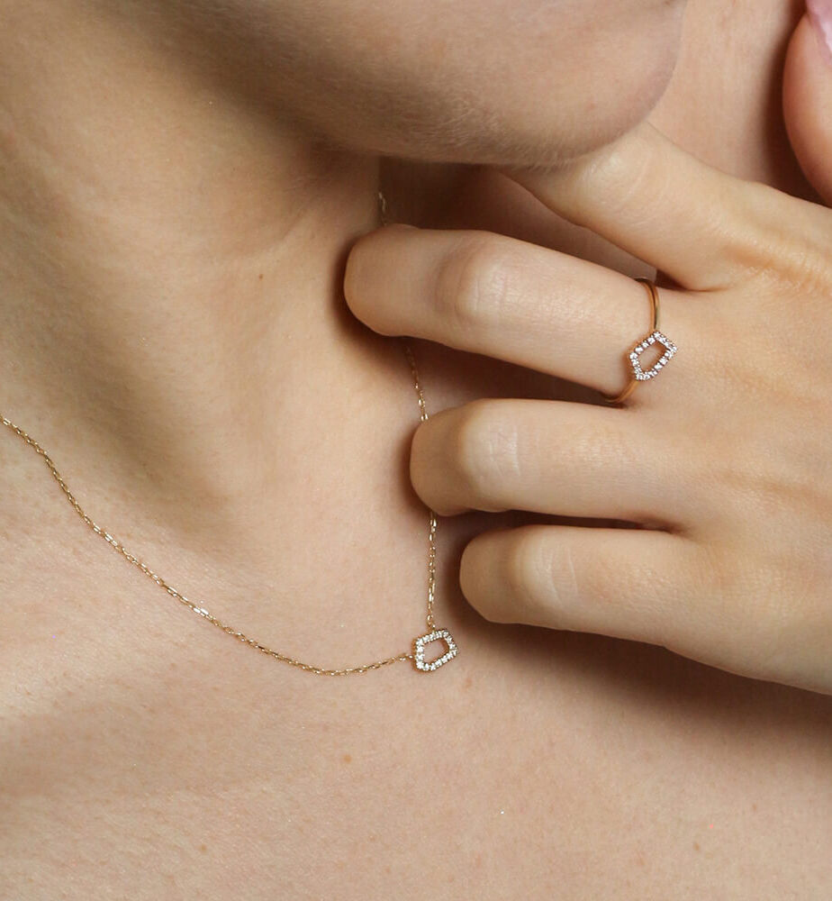  「ダイヤモンド リング  | K10YG 〈プラリネ〉〈世界最小〉」|リング|