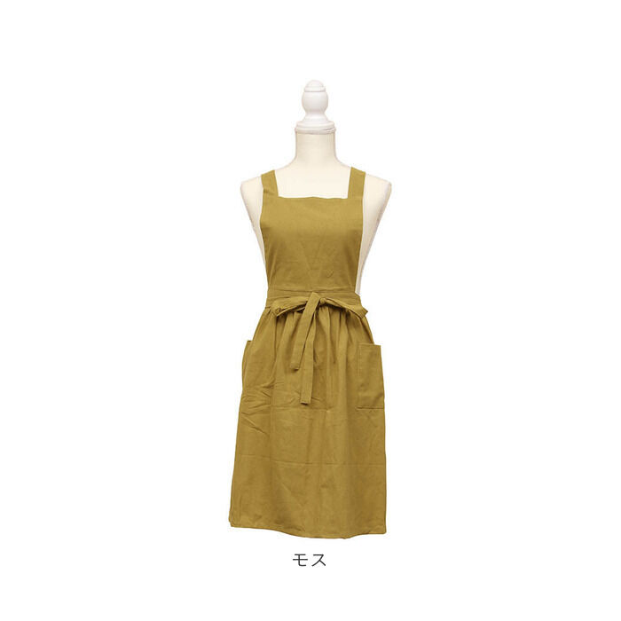 BACKYARD FAMILY「エプロン おしゃれ 大人 通販 サーケル ドレスエプロン 前掛け エプロンドレス ギャザーエプロン」|その他|