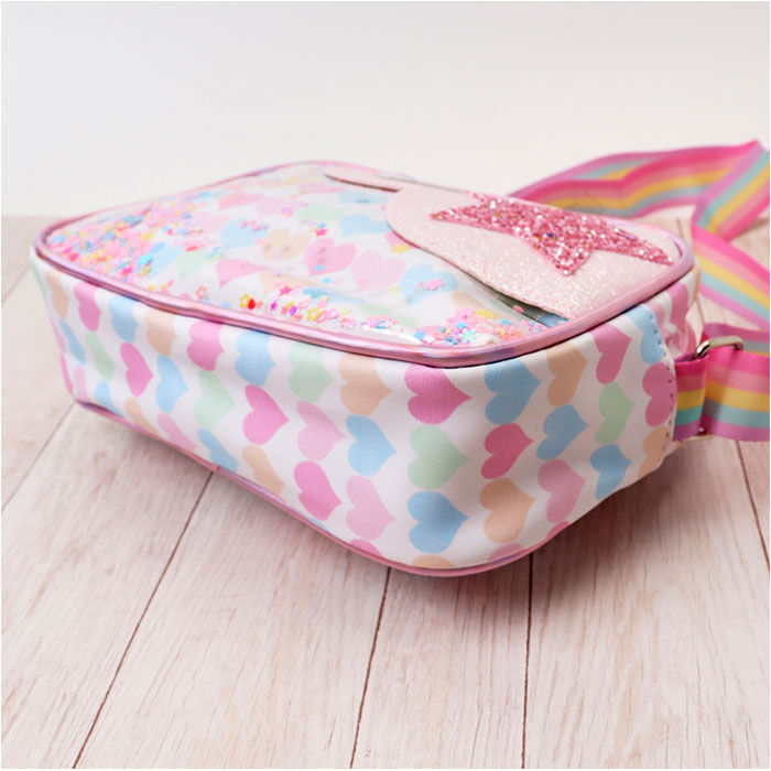 BACKYARD FAMILY「ショルダーバッグ ポシェット キラキラ 女の子 通販 ミニポーチ 斜めがけバッグ 斜めがけバック」|ショルダー・メッセンジャー|