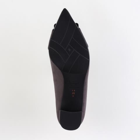 銀座かねまつ「LSDT2555SUEENAGRYBLK　【本革】【防水】アクアベルパンプス」|パンプス|