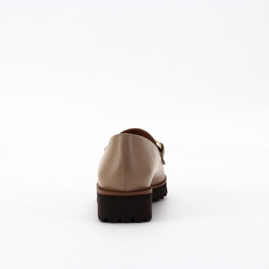 銀座かねまつ「NB255233STEOAK 【本革】【防水】アクアベルチェーンローファー」|レインシューズ|