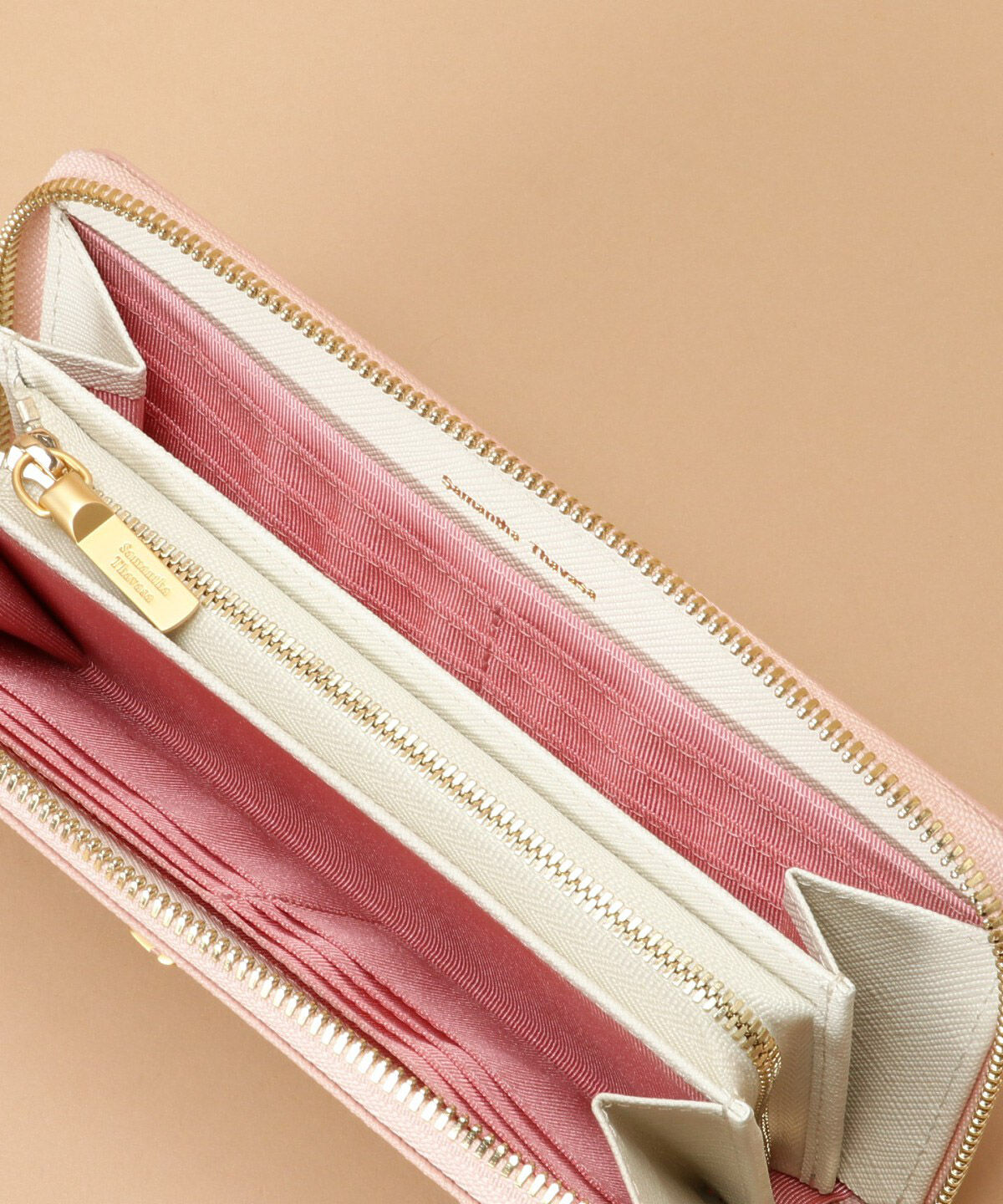 Samantha Thavasa「Pomme d'espoir ポムディスポワール バイカラーラウンドジップ長財布」|財布|