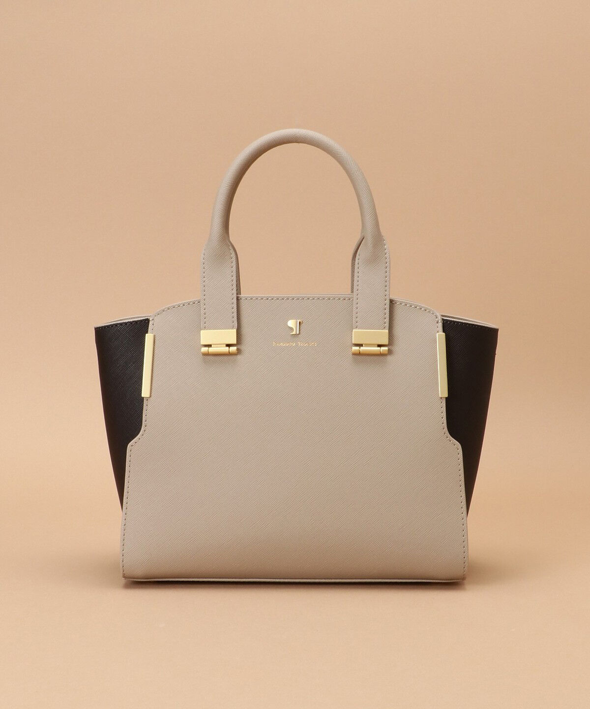 Samantha Thavasa「Pomme d'espoir ポムディスポワール バイカラーハンドルバッグ」|ハンドバッグ|ベージュ