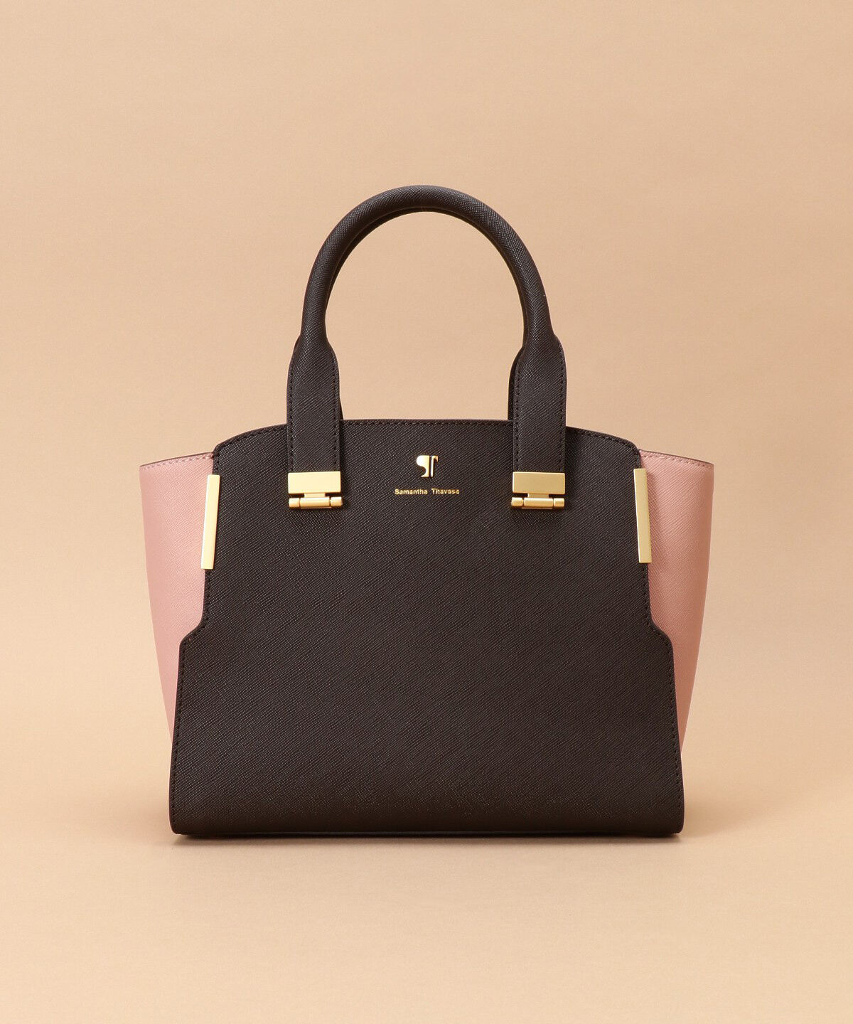 Samantha Thavasa「Pomme d'espoir ポムディスポワール バイカラーハンドルバッグ」|ハンドバッグ|ﾀﾞｰｸﾌﾞﾗｳﾝ